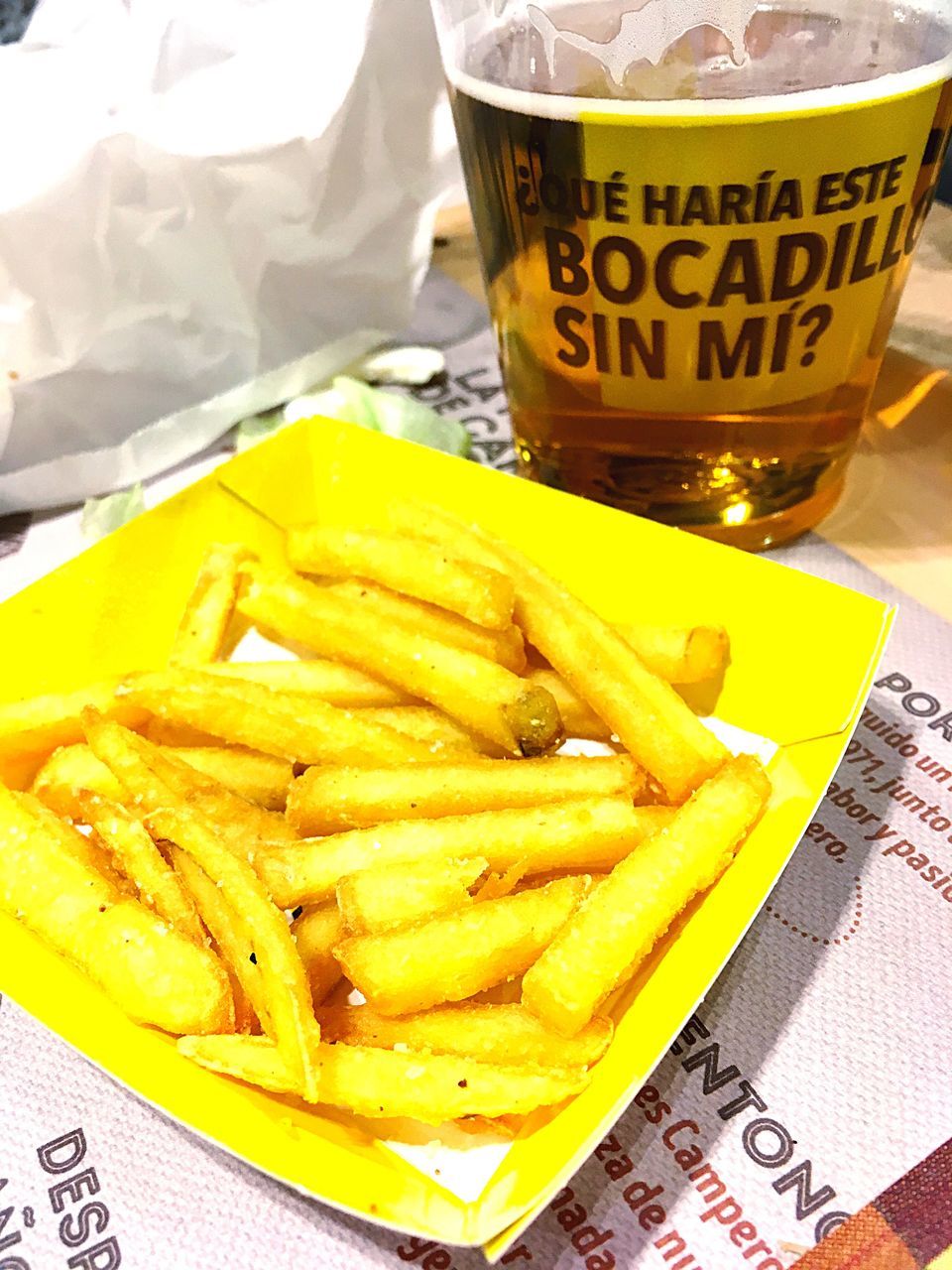 food and drink, french fries, close-up, prepared potato, unhealthy eating, freshness, ready-to-eat, food, fast food, no people, drinking glass, table, drink, indoors, day