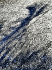 Full frame shot of shadow on floor