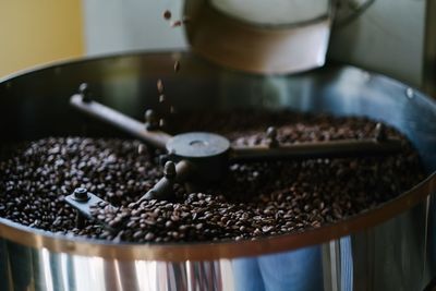 Close-up of coffee beans