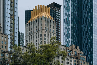 Low angle view of buildings against sky