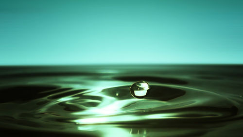 Close-up of rippled water