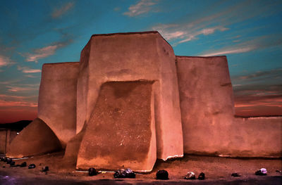 View of historical building against cloudy sky