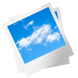 Low angle view of blue sky