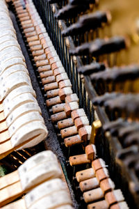 Full frame shot of bottles