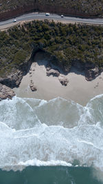 High angle view of beach 