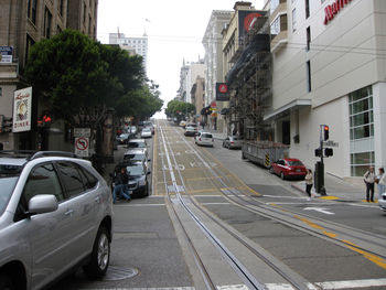 Traffic on city street