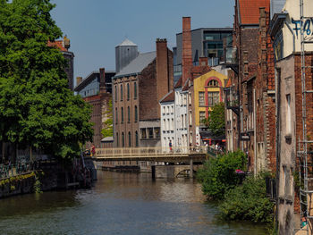 Summer time in gent belgium