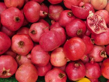 Full frame shot of fruits for sale in market