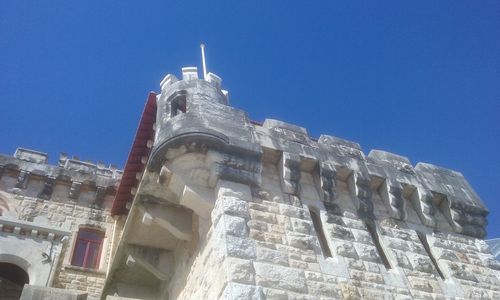 Low angle view of historical building