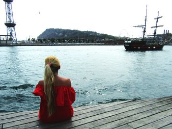 Ship in sea