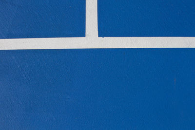 Full frame shot of blue wall