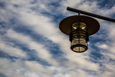 Low angle view of cloudy sky