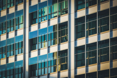 Full frame shot of modern building