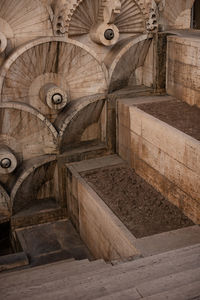 Low angle view of stone staircase