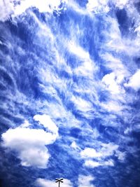 Low angle view of clouds in sky