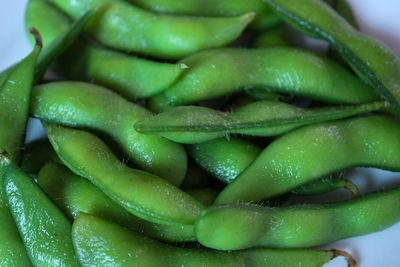 Thailand, august 15, 2021. japanese green peas sold at convenience stores.