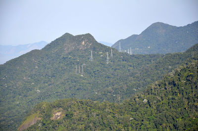 Scenic view of mountains