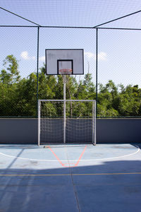 View of basketball court