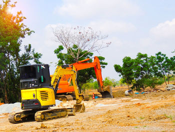 View of construction site against sky