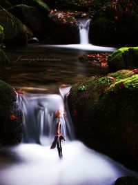 View of waterfall