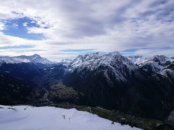 Scenic view of landscape against sky