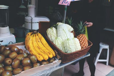 Full frame shot of food in market