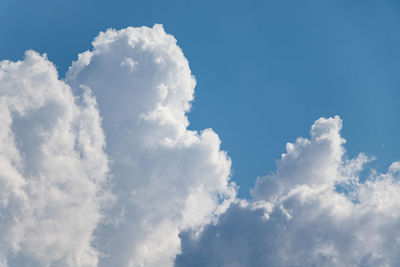 Low angle view of clouds in sky