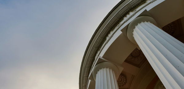 Low angle view of building against sky