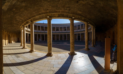 Interior of historic building