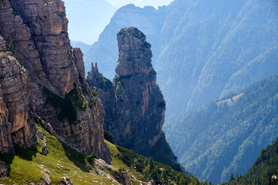 Scenic view of mountains