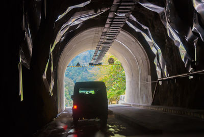 Interior of tunnel