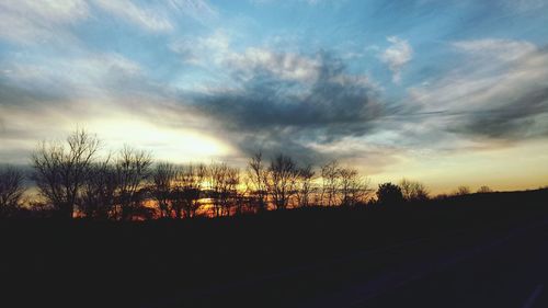 Road passing through landscape