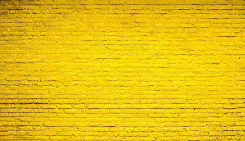 Full frame shot of yellow wall