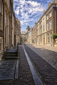 Street amidst buildings in city