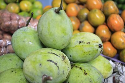 Mango in traditional fruit market