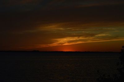 Scenic view of sunset sky