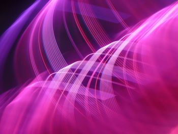 Close-up of purple light trails