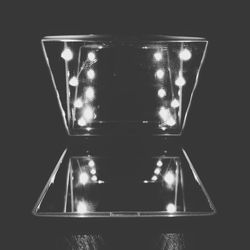 Close-up of food on black background