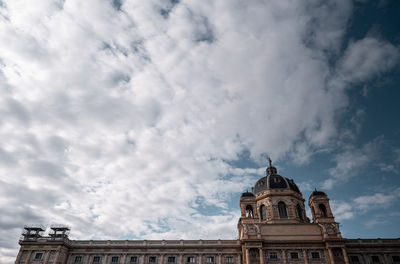 Low angle view of building against sky