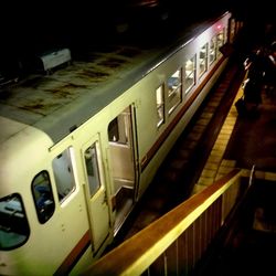 Train at night