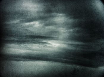 Low angle view of cloudy sky