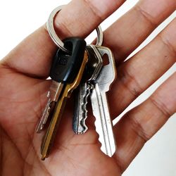 Close-up of person holding hands