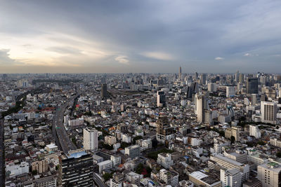 Aerial view of a city