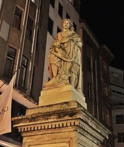 Low angle view of statue