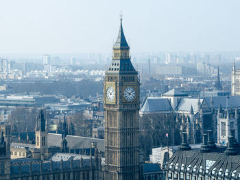 City skyline with buildings in background