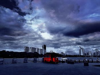 Cloudy sky over dramatic sky