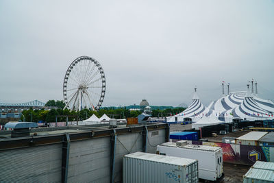 Ferris wheel against sky