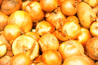 Full frame shot of fruits for sale at market stall
