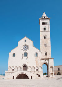 A view of the beautiful trani cathedral in apulia italy