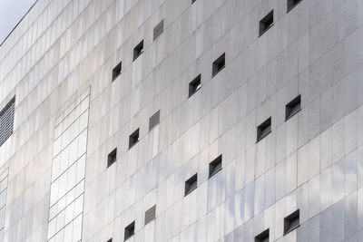 Clouds reflection on a external building